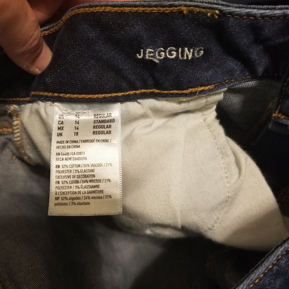 American Eagle Jegging skinny jean sz 14 regular